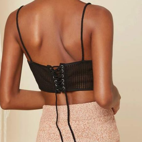 TREND DOLLZ black Cami cropped Top - Picture 4 of 4